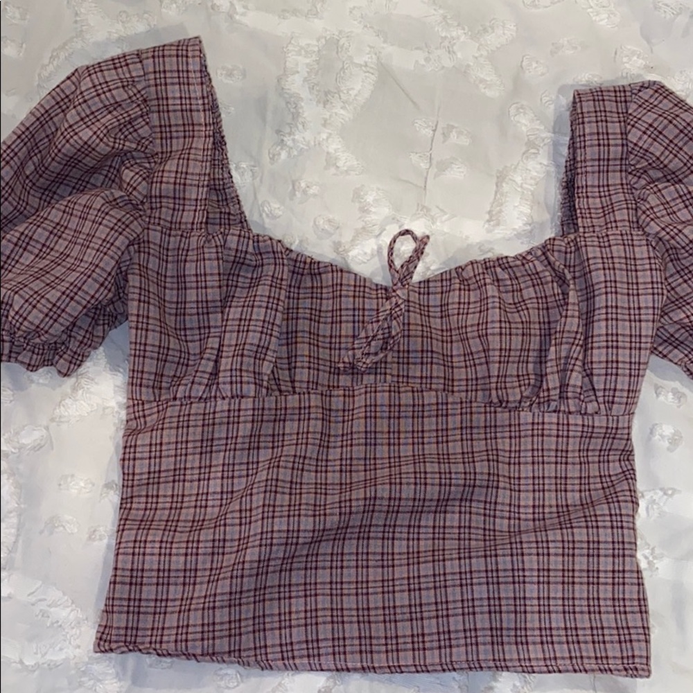 Puffer crop top